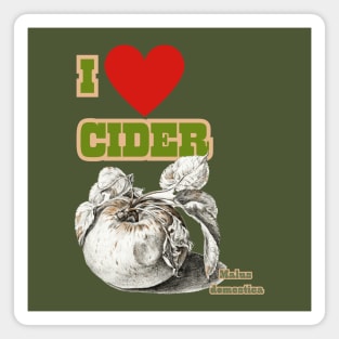 I HEART Cider. Cider and Apple Fan Chant! Magnet